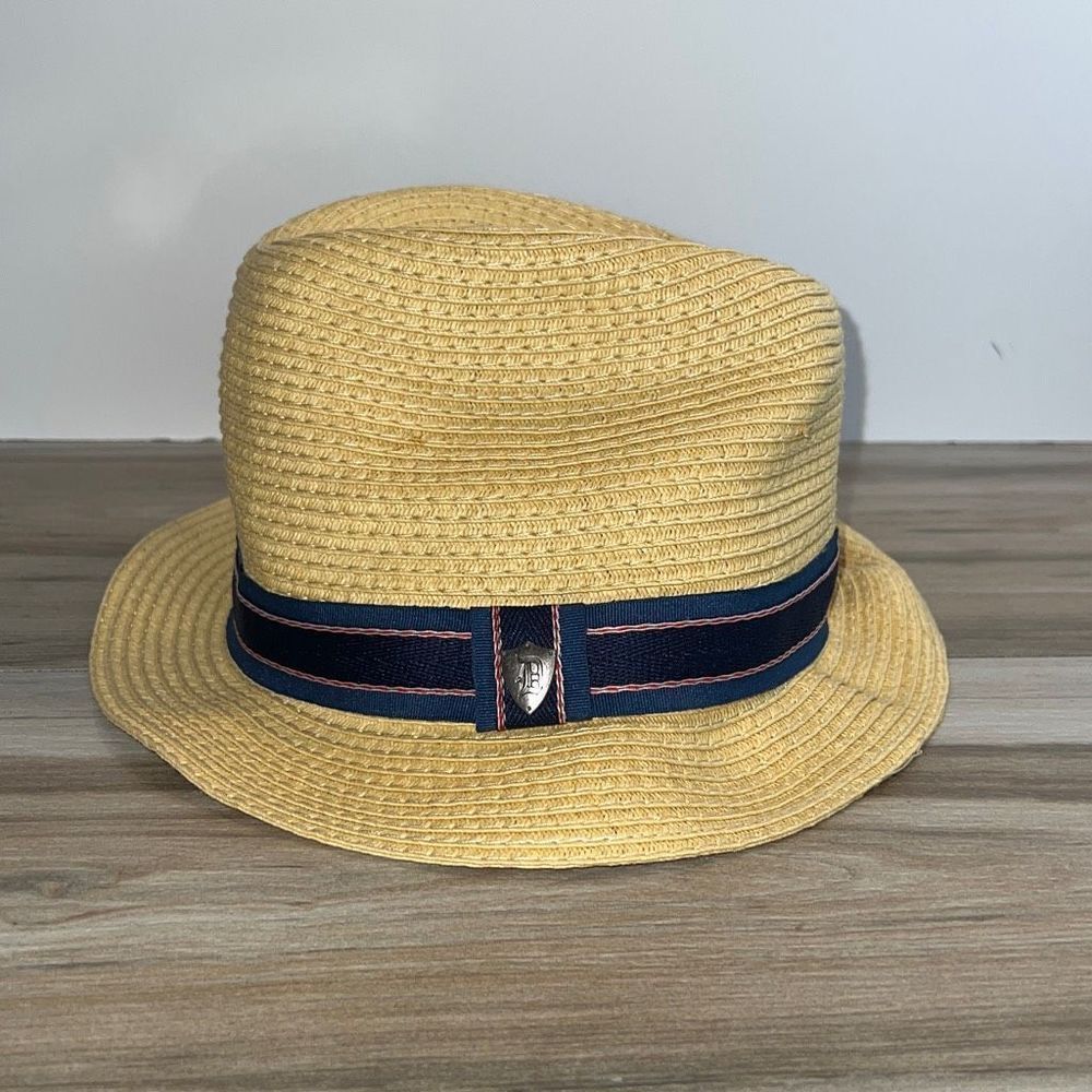 Dorfman Pacific Two-tone Straw Look Fedora - Brown / Natural